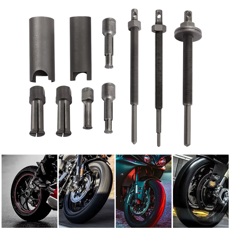 8PCS Motorcycle Bearing Pullers 9-30Mm Motorcycle Internal Bearing Removal Tool