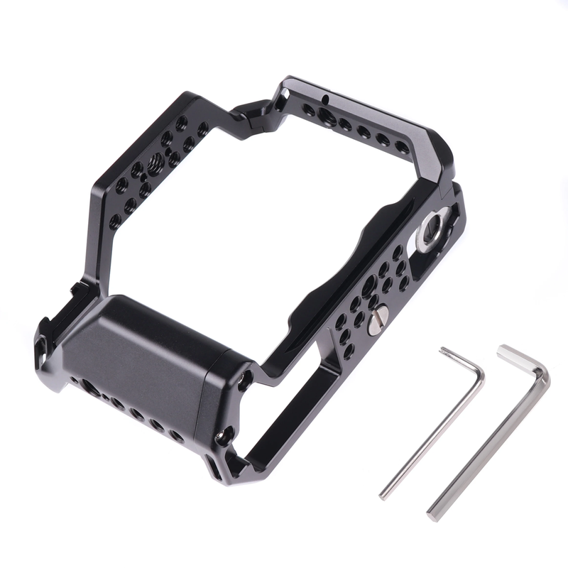 Camera Cage Aluminum DSLR Camera Cage Kit Support for Fuji XT4 Photography Camer