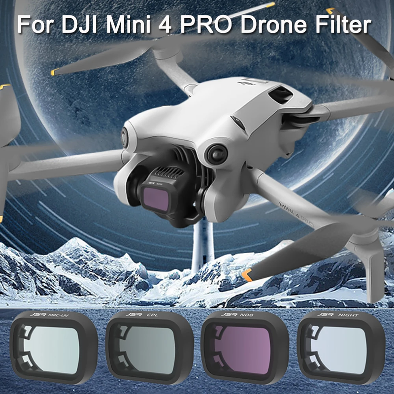 for DJI Mini 4 Pro Lens Protector Kit Drone Filter UV Polar ND4 ND8 ND16/32 ND10