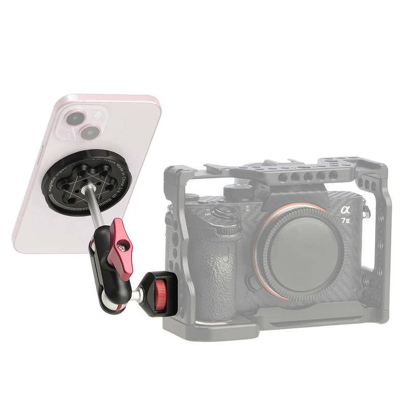 Magnetic Antenna Base 360 Degree Adjustable Metal Shell Radio Antenna Mount for