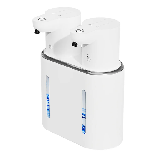 Double Head Automatic Soap Dispenser USB Rechargeable Dish Soap Dispenser Hands