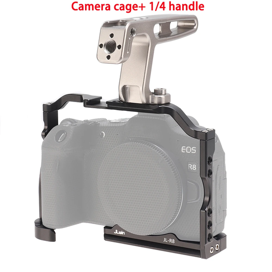 Camera Cage for Canon EOS R8 for EOS RP Portable Aluminum Alloy Cage ARRI 3/8''1/