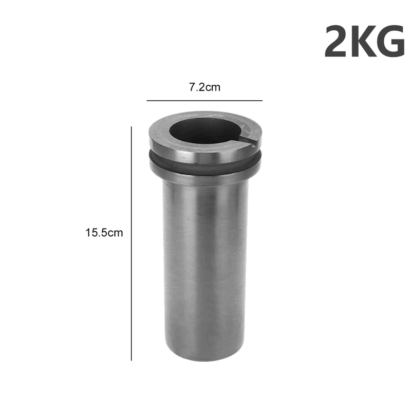 Graphite Crucibles for Metal Melting Casting Tool 1KG 2KG 3KG High-Temperature R