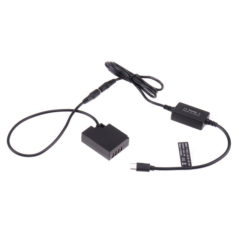 NP-W126 Dummy Battery Adapter +Type C Cable for Fujifilm X-S10 XT1 XT2 XT3 XT10