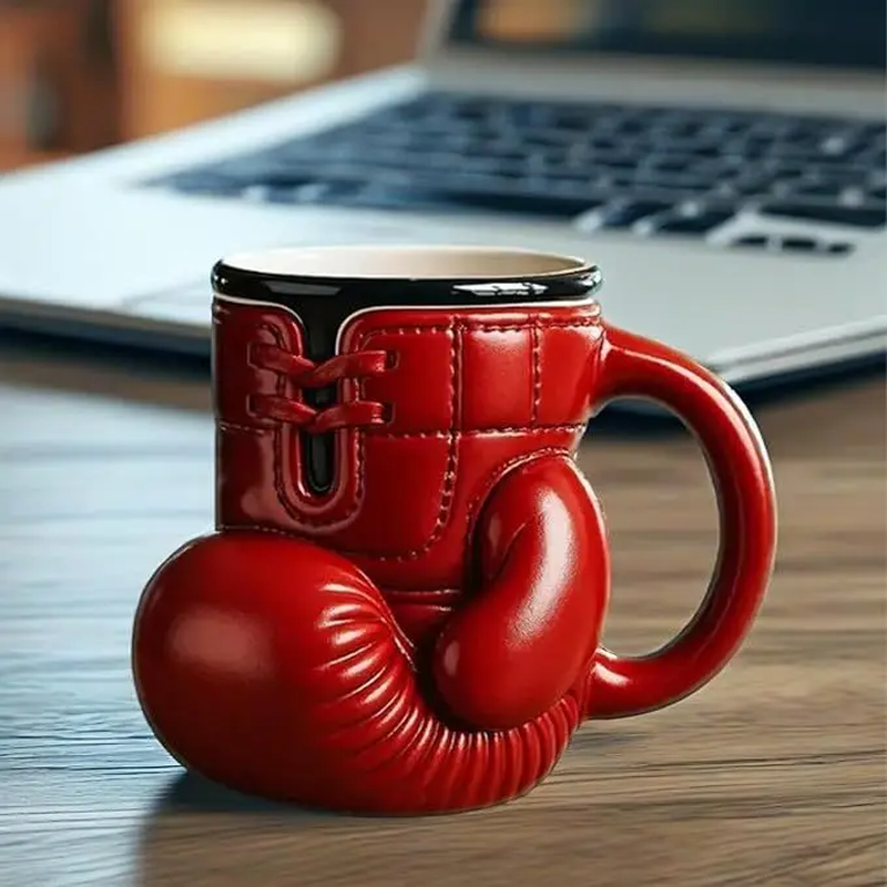 Novelty Boxing Glove Mug Colorful Sports Themed Coffee Mug 12 Ounces Boxing Them