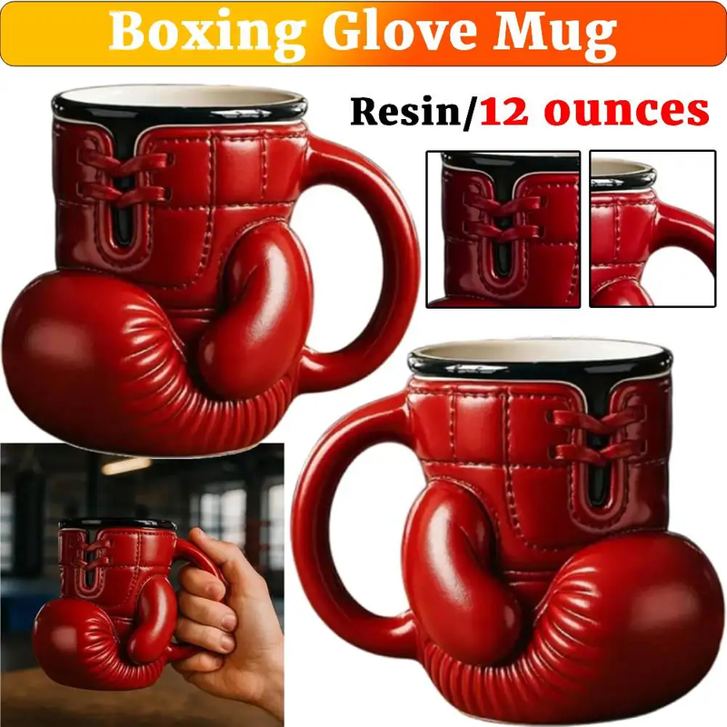 Novelty Boxing Glove Mug Colorful Sports Themed Coffee Mug 12 Ounces Boxing Them