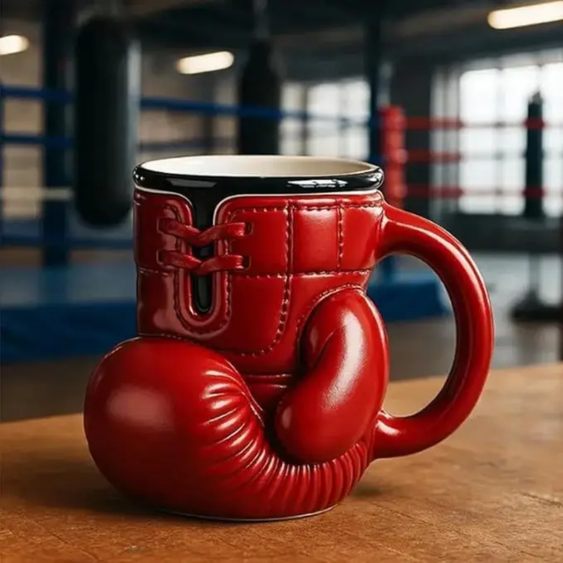 Novelty Boxing Glove Mug Colorful Sports Themed Coffee Mug 12 Ounces Boxing Them
