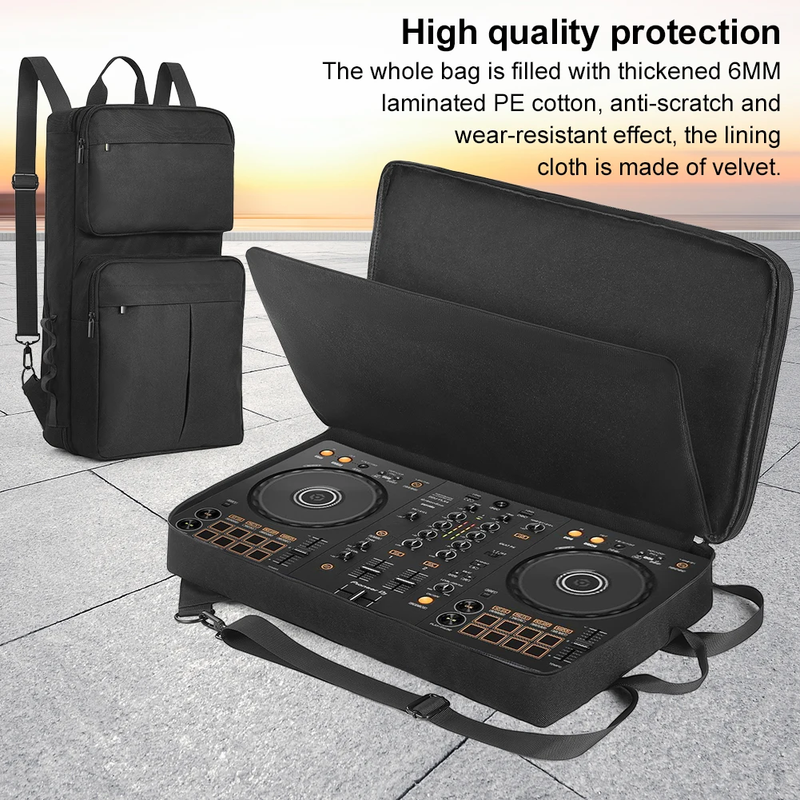 DJ Backpack for Pioneer DDJ-400 DDJ-FLX4 for Roland DJ-202 DJ Controller Case Ca