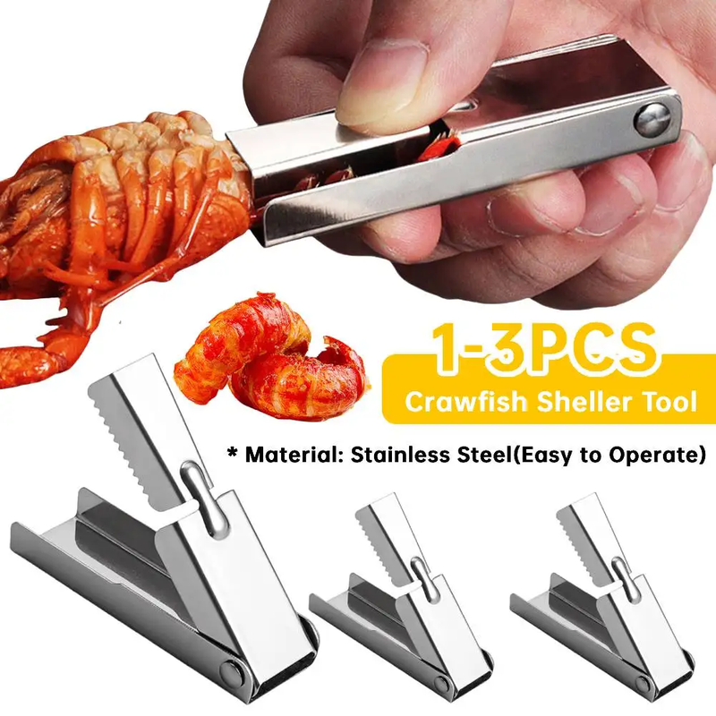 Stainless Steel Crawfish Sheller Tool Crawfish Peeler Crawfish Shucker Quick Eff