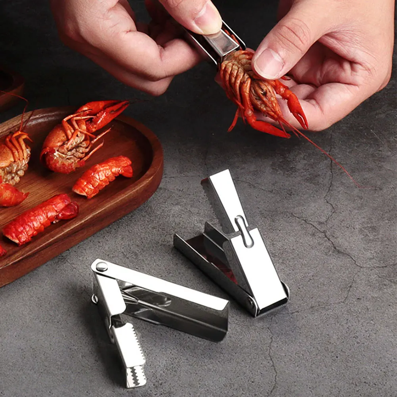 Stainless Steel Crawfish Sheller Tool Crawfish Peeler Crawfish Shucker Quick Eff