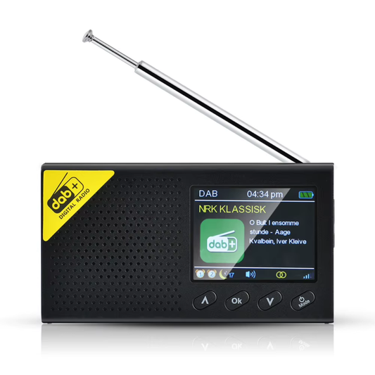 C10 Digital Desk Alarm Clock DAB DAB+ FM Bluetooth Broadcasting Radio 2.4Inch Co