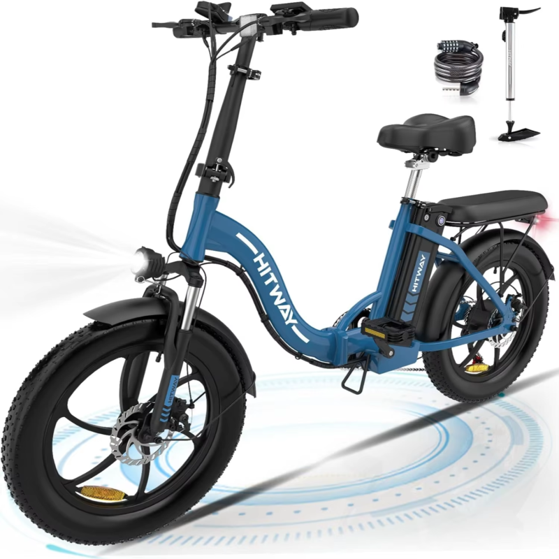 Electric Bike 20'' Fat Tire Ebikes 250W 36V E Bike 35-90KM Electric Folding Bike