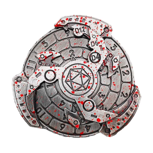 7 in 1 Fingertip Gyro Style Dnd Metal Dice Metal Dnd Dice with D&D Dice Box DND