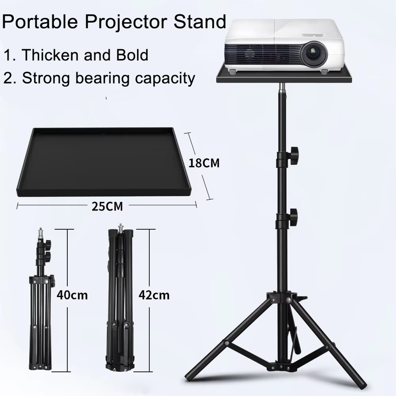Projector Tray Stand Floor to Wall Desktop Shelf Laptop Stand Bedside Lift Teles
