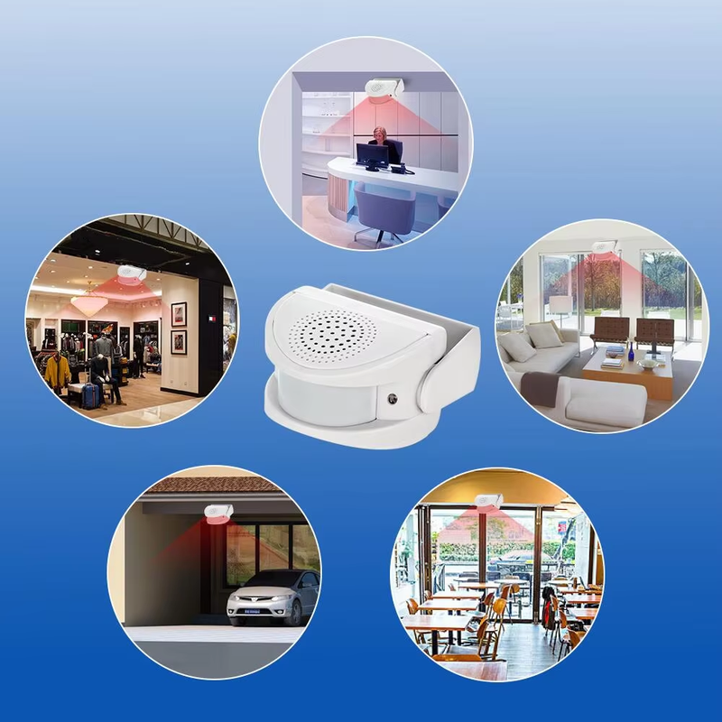 M5 32 Songs Wireless PIR Motion Sensor Door Bell Shop Visitor Alert Chime Alarm