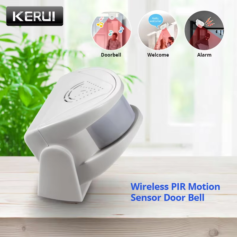 M5 32 Songs Wireless PIR Motion Sensor Door Bell Shop Visitor Alert Chime Alarm