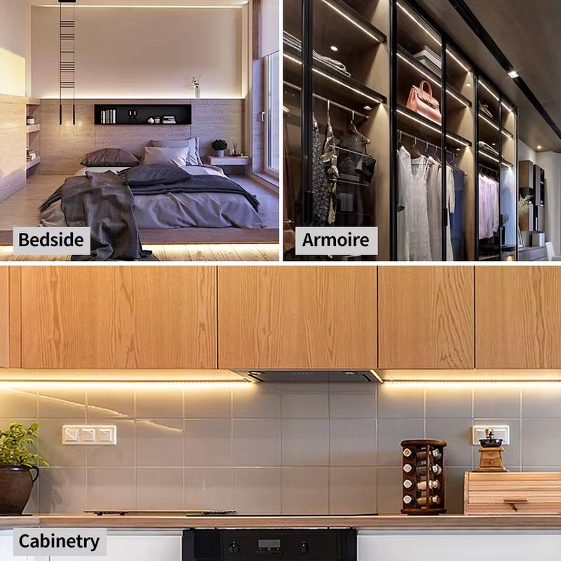 Hand Sweep Motion Sensor LED Strip Light USB 5V 1M-10M Hand Scan Switch Kitchen