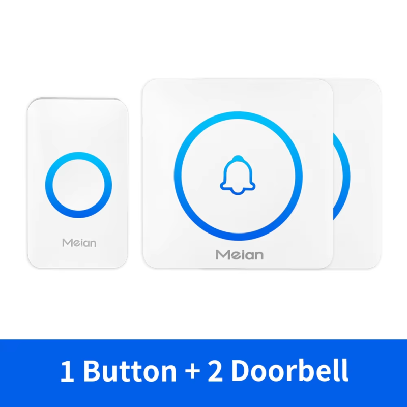 IP65 Waterproof Wireless Doorbell Smart Home Outdoor Door Bell 60 Ringtone 5 Vol