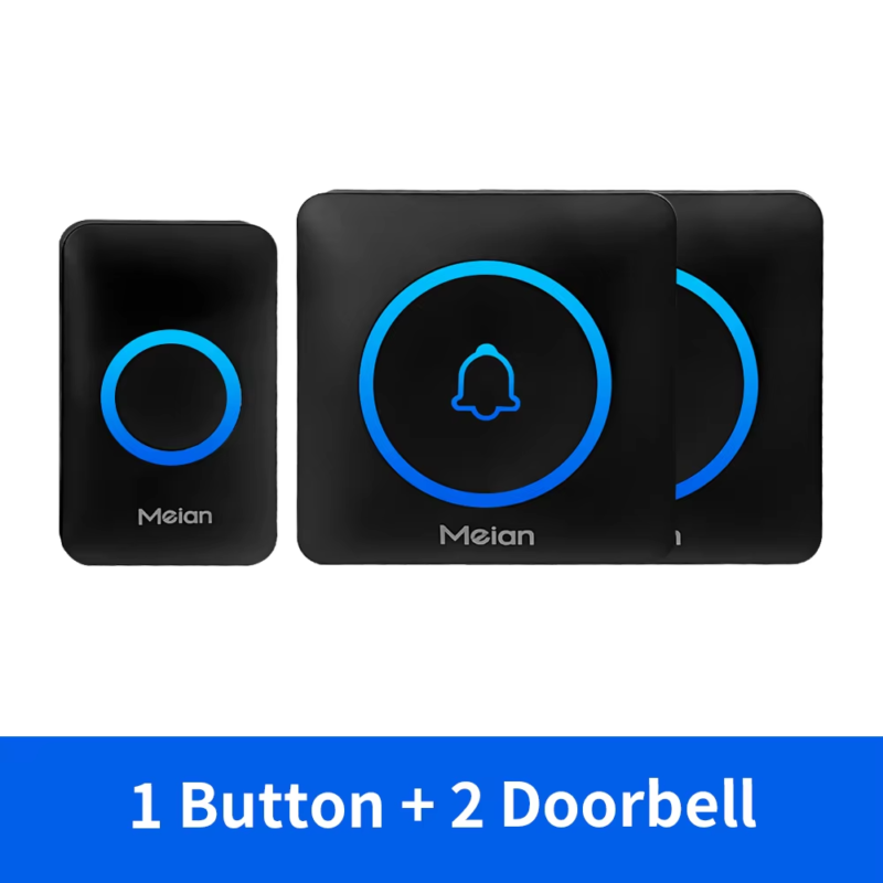 IP65 Waterproof Wireless Doorbell Smart Home Outdoor Door Bell 60 Ringtone 5 Vol