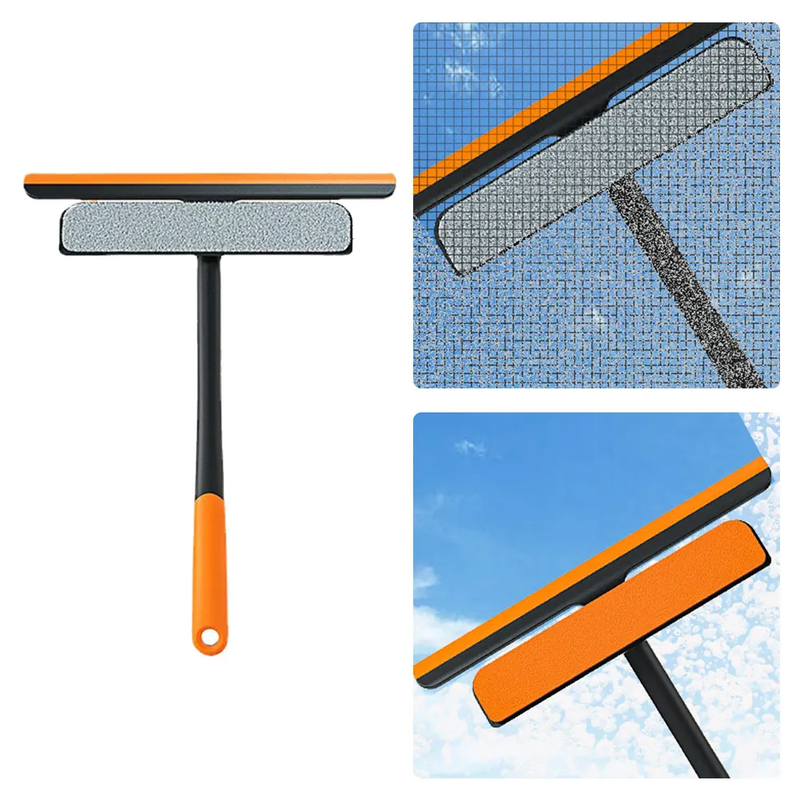 Shower Squeegee Glass Clean Scraper Washing Wiper Hanger Floor Window Cleaning H