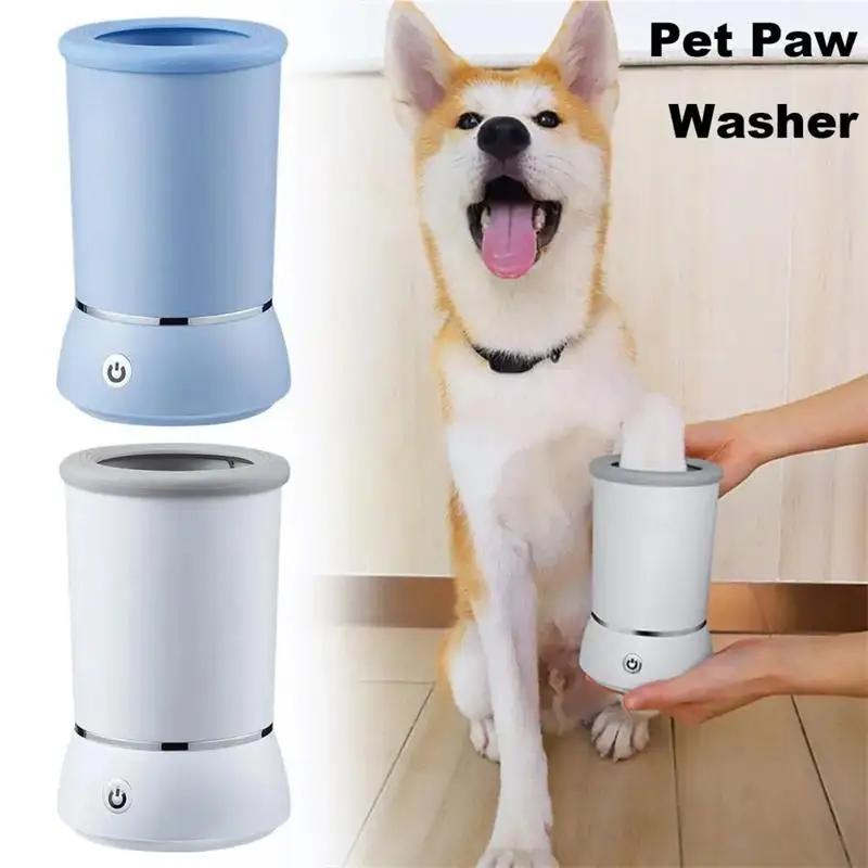 Pet Feet Washer Electrical Pet Paw Cleaner Automatic Pet Foot Cleaning Cup Porta