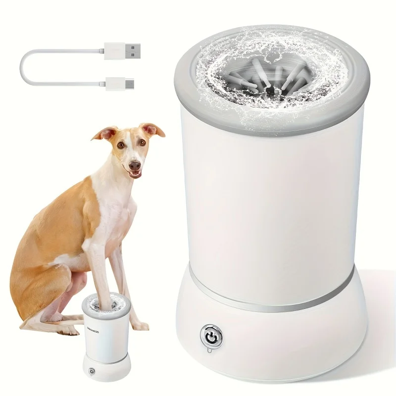 Pet Feet Washer Electrical Pet Paw Cleaner Automatic Pet Foot Cleaning Cup Porta