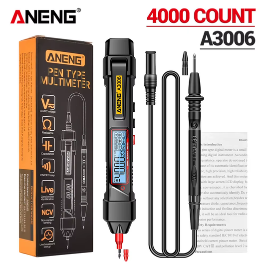 A3006 Pen Type Multimeter Auto AC/DC Voltage Tester Multifunctional Ohm Hz Zero