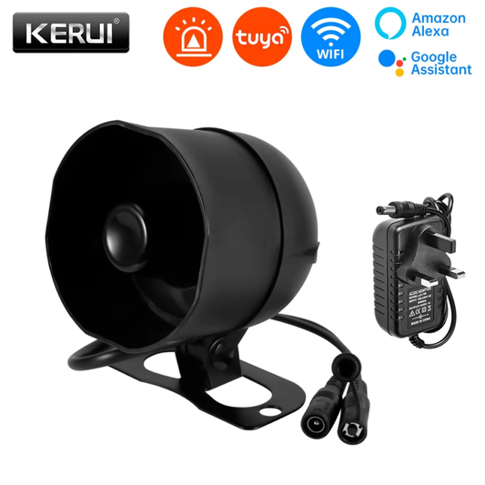 120Db Siren Alarm Tuya Smart Wifi Loudly Speaker Alarm System with Door Window S