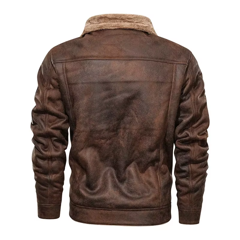 Winter Men Bomber Jacket Motorcycle Casual Mens Thick Fleece Army Tactical Coats