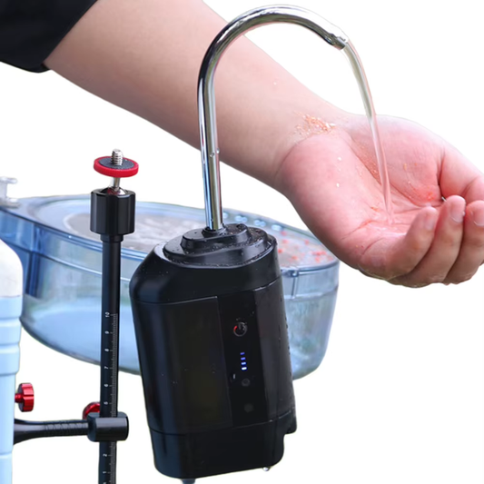 Fishing Oxygen Pump Intelligent Sensor Portable Air Pump with LED Light Water Di