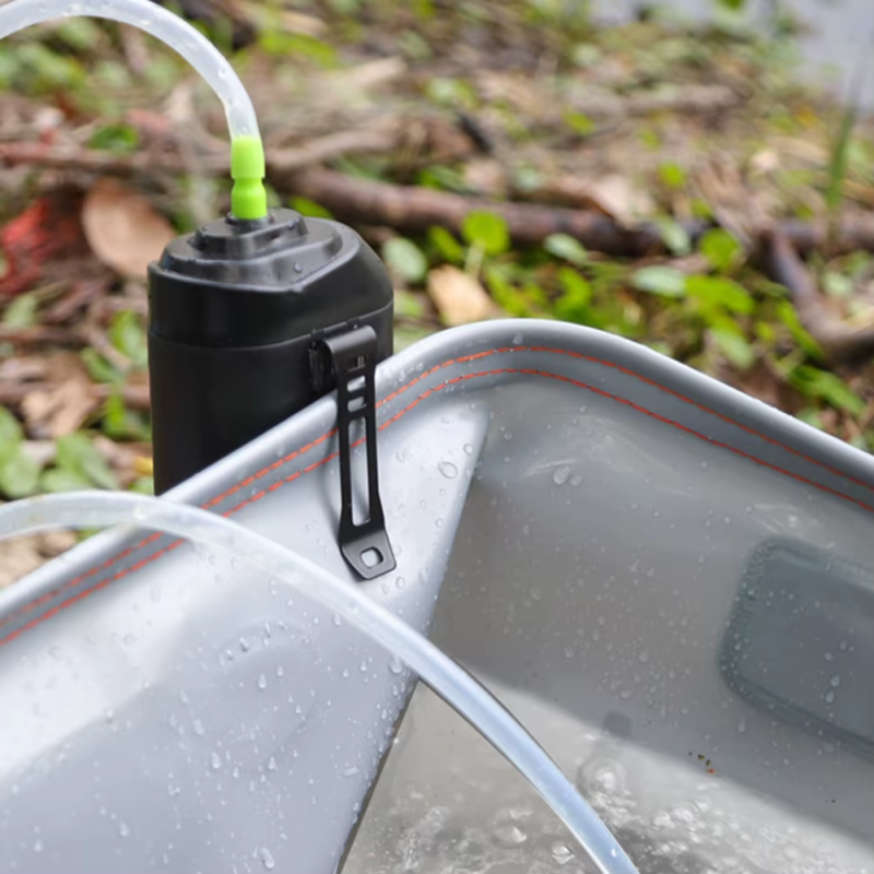 Fishing Oxygen Pump Intelligent Sensor Portable Air Pump with LED Light Water Di