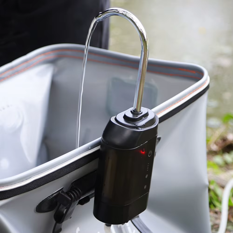 Fishing Oxygen Pump Intelligent Sensor Portable Air Pump with LED Light Water Di