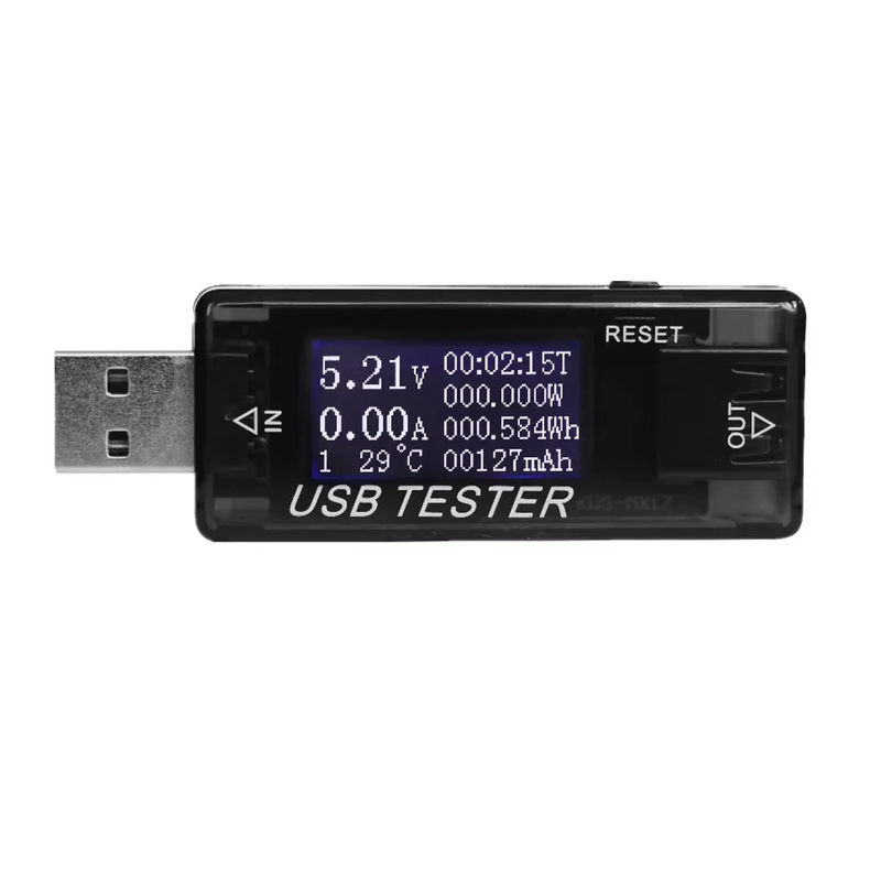 QC2.0 3.0 4-30V Electrical Power USB Capacity Voltage Tester Current Meter Monit
