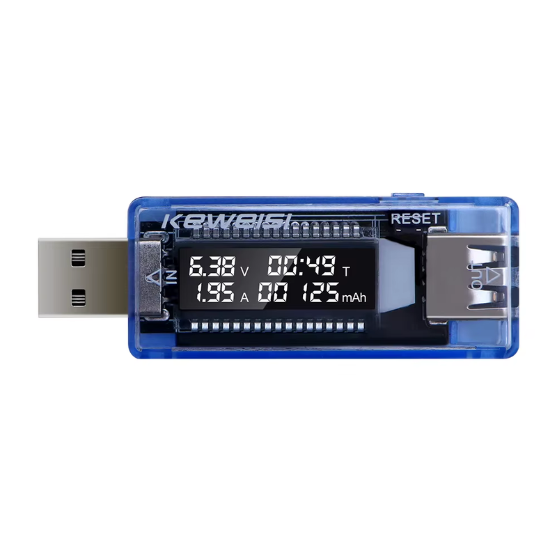 QC2.0 3.0 4-30V Electrical Power USB Capacity Voltage Tester Current Meter Monit