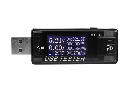 QC2.0 3.0 4-30V Electrical Power USB Capacity Voltage Tester Current Meter Monit