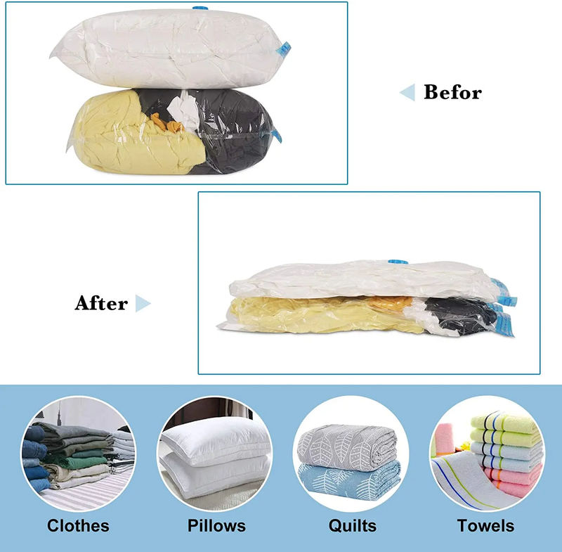 Vacuum Storage Bags Wardrobe Organizer Vacuum Seal Bag Space Saving Bags for Clo