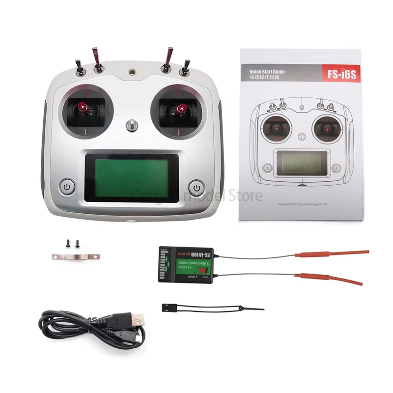 FLYSKY Fs-I6S I6S 2.4G 10CH AFHDS 2A Centering Throttle Transmitter Ia6B Ia10B R