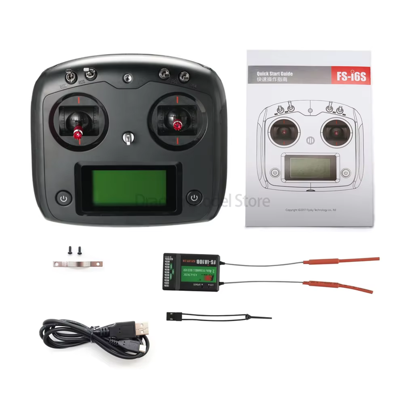 FLYSKY Fs-I6S I6S 2.4G 10CH AFHDS 2A Centering Throttle Transmitter Ia6B Ia10B R