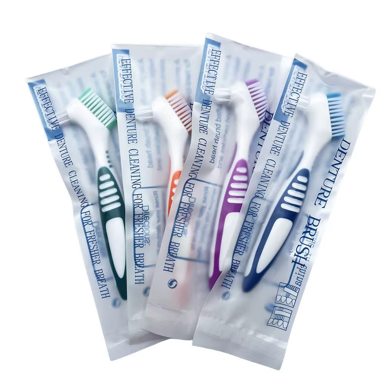 1Pc Denture Toothbrush Cleaning Brush Double Sided Denture Brush Invisible Brace