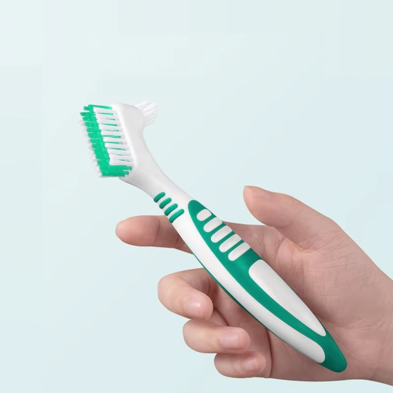 1Pc Denture Toothbrush Cleaning Brush Double Sided Denture Brush Invisible Brace