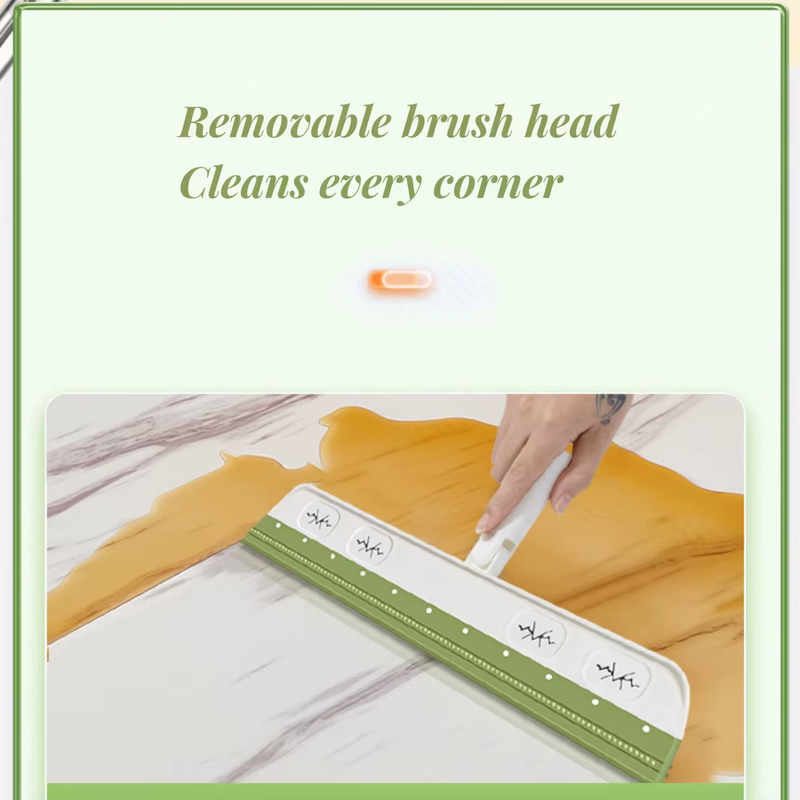 1Pc Magic Sweeper Dustless Scraper Sweep Bathroom Silicone Squeegee Sweeper Bath