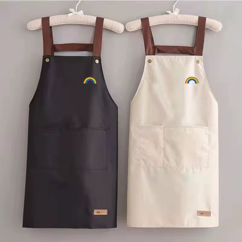 Waterproof Oil-Proof Apron Adult Sleeveless Apron Household Summer Apron Premium