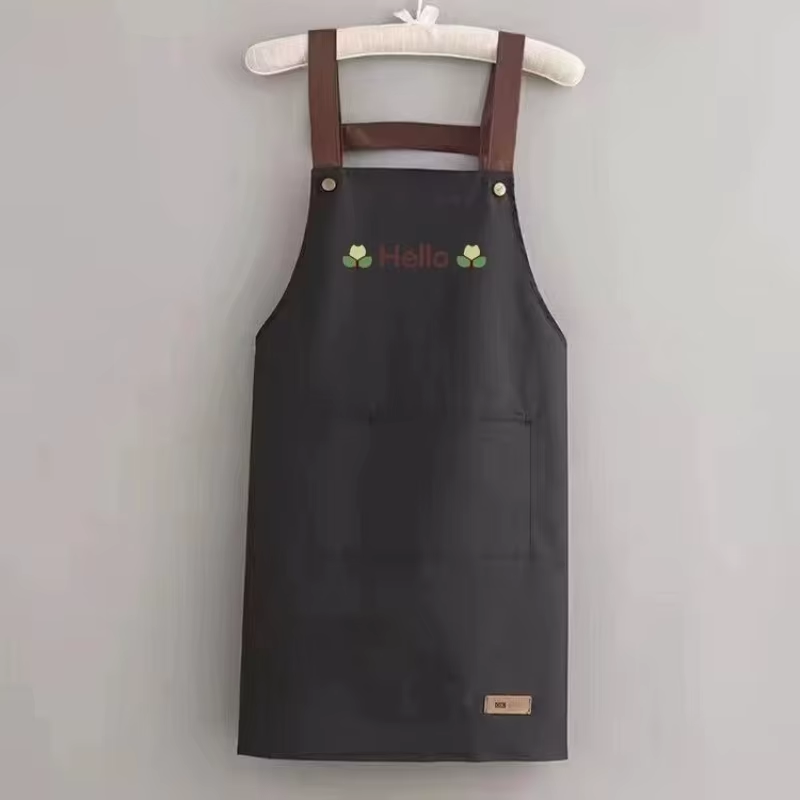 Waterproof Oil-Proof Apron Adult Sleeveless Apron Household Summer Apron Premium