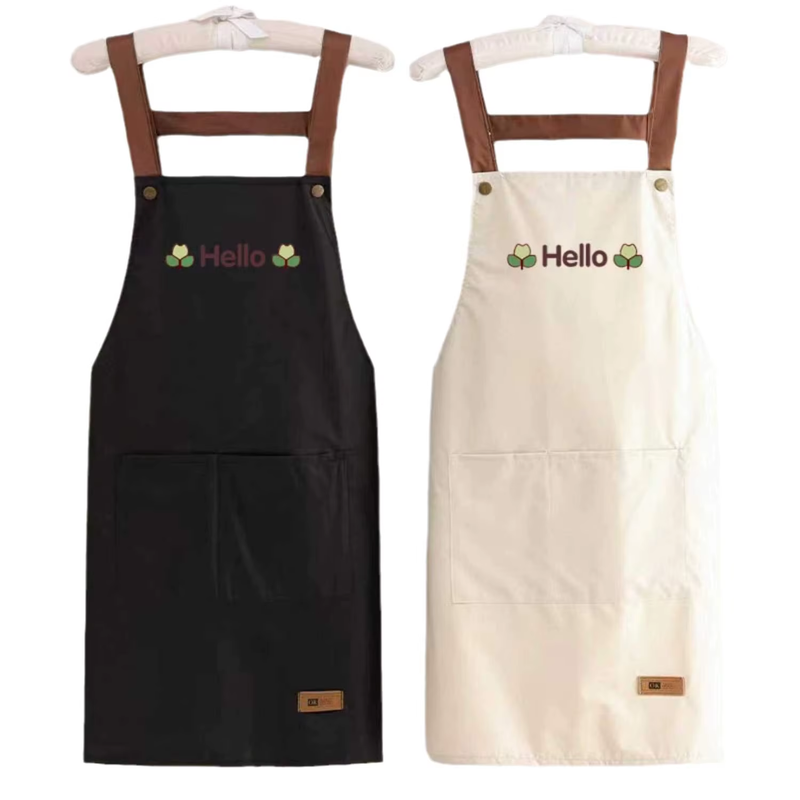 Waterproof Oil-Proof Apron Adult Sleeveless Apron Household Summer Apron Premium