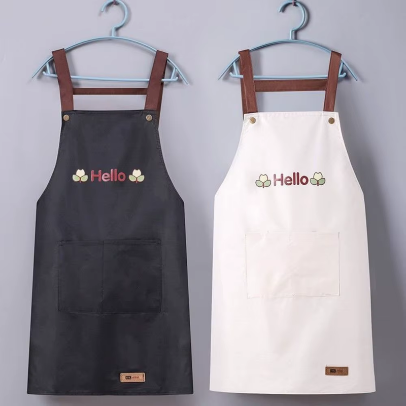 Waterproof Oil-Proof Apron Adult Sleeveless Apron Household Summer Apron Premium