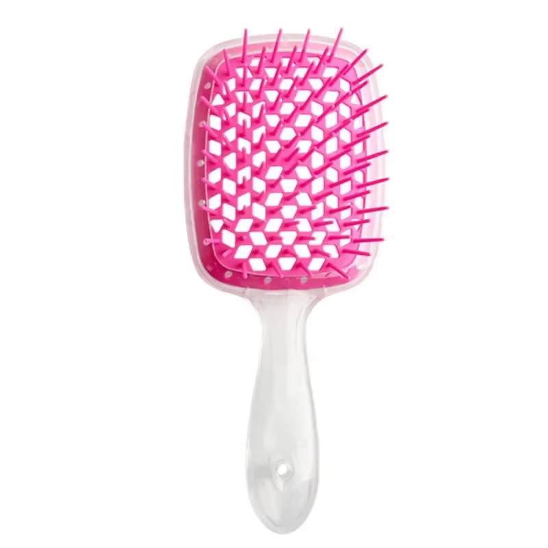 Hairdressing Hair Smoothing Honeycomb Curved Cutout Hair Brush Used for Styling