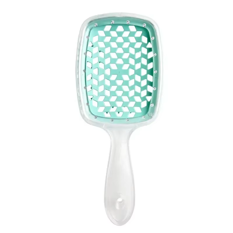 Hairdressing Hair Smoothing Honeycomb Curved Cutout Hair Brush Used for Styling