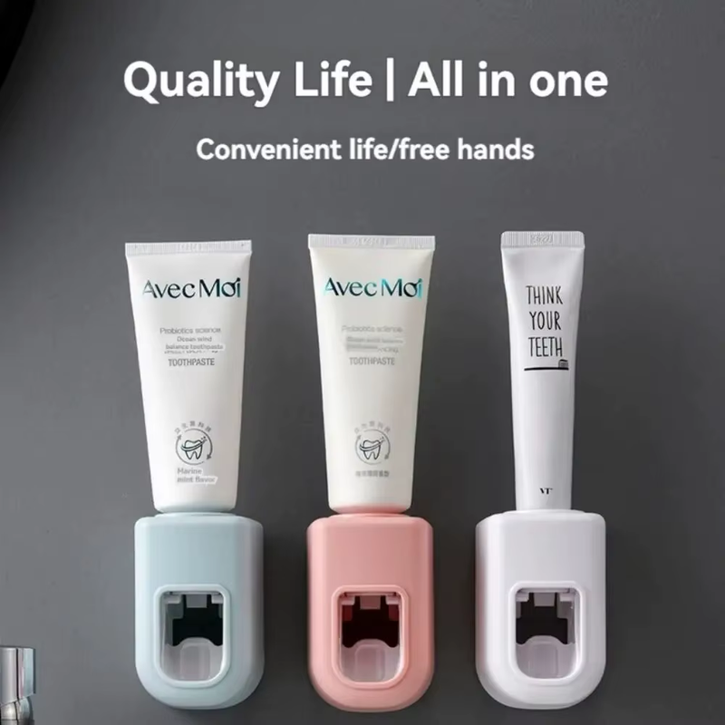 Toothpaste Holder Quantitative Extrusion Convenient and Simple Wall without Dril