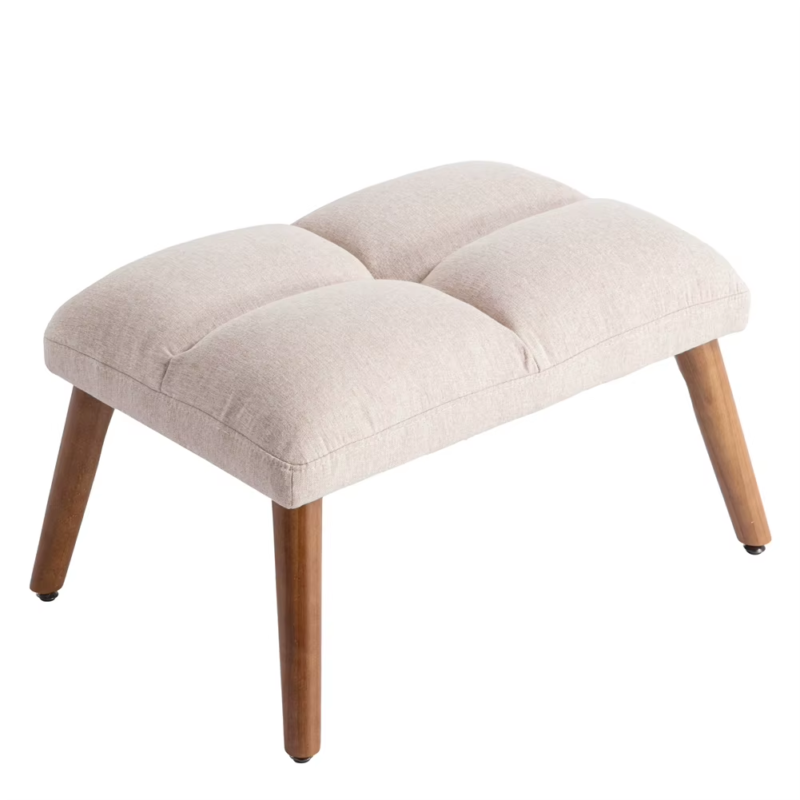 Armchairs with Footrest, 5-Level Adjustable Backrest, Tiltable Chair with Side P