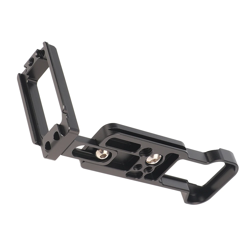 Foldable L-Bracket for Canon EOS R50 Tripod Kit Vlogging L Plate Holder Hand Gri